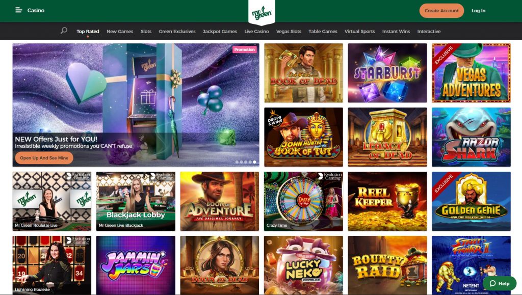 Mr Green Casino Review 2020